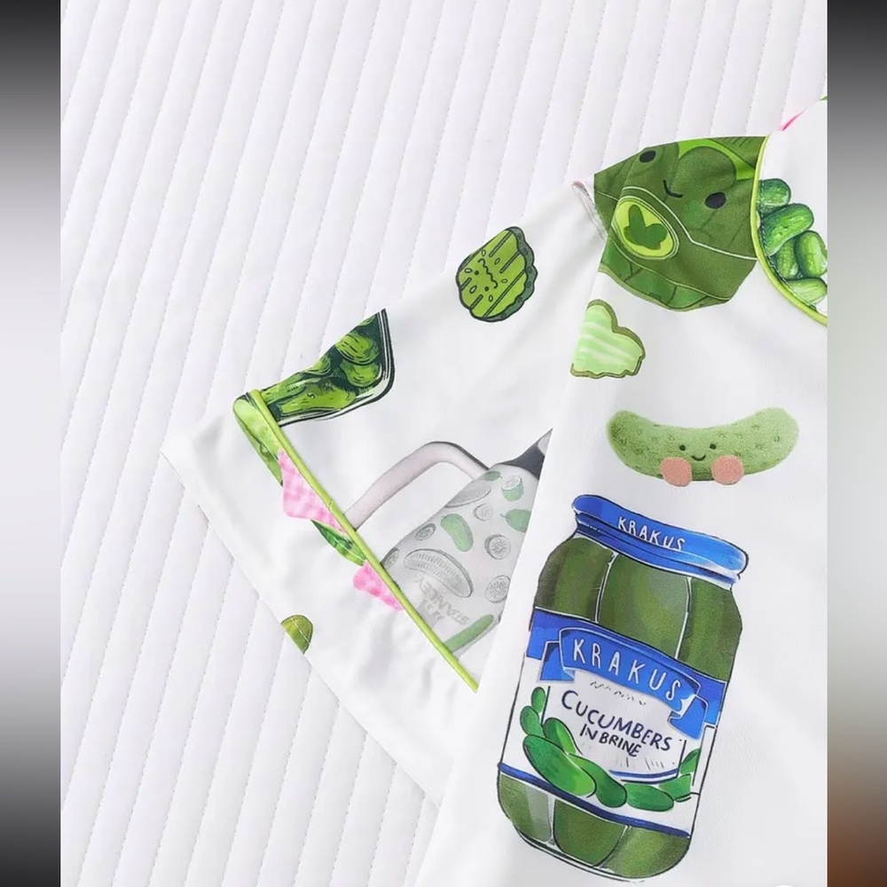 Nwt Women’s Pickle Patterned Lightweight Pajama S… - image 4